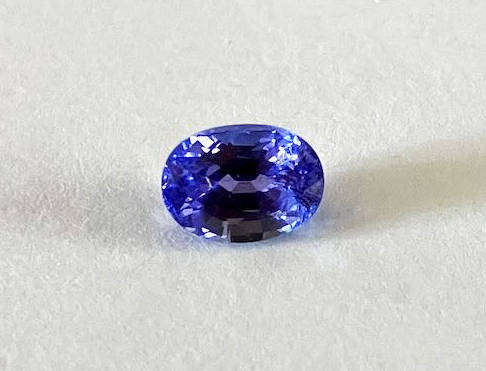 RARE!!!! Oval Cut Tanzanite Gem in a Good Size at .65ct from Tanzania and RICH Color in Purple.