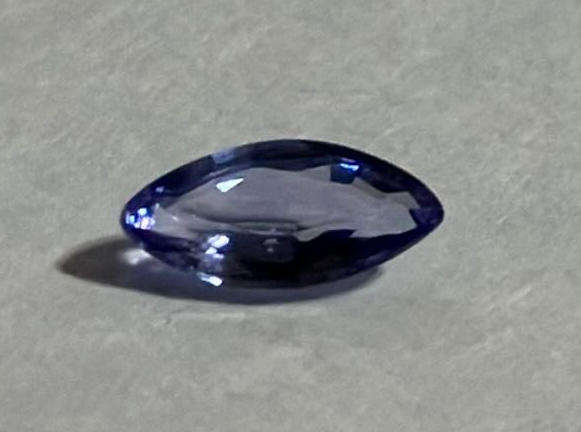 RARE! Loose Marquise Cut Tanzanite in a Good Size at .45 ct from Tanzania and RICH Color in Purple.