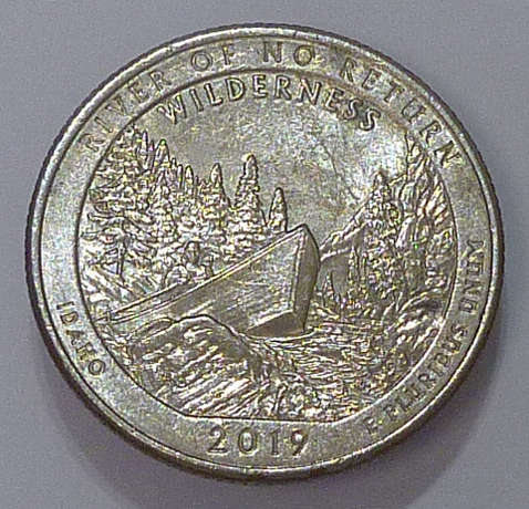 USA 25c Quarter Dollar 2019-P `Wilderness`