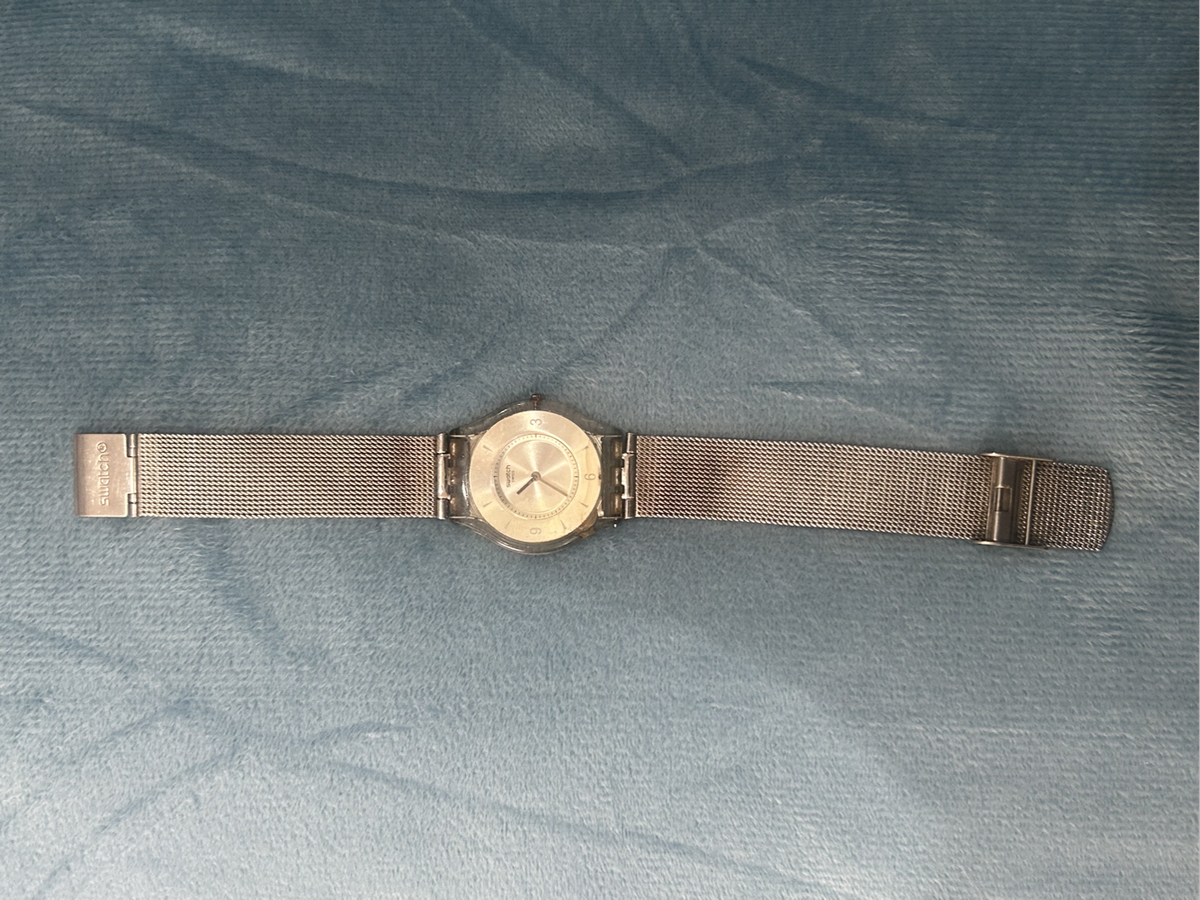 Vintage Swatch skin quartz watch