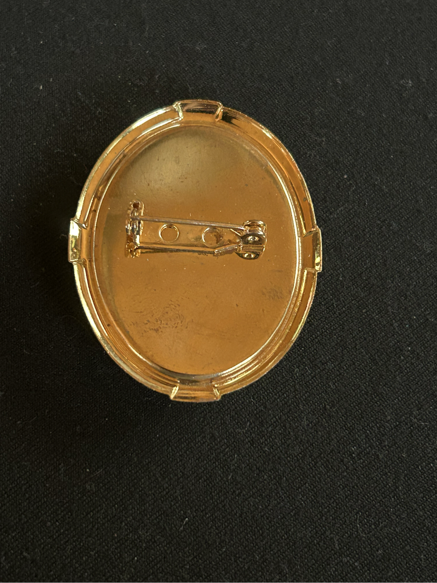 Vintage cameo brooch