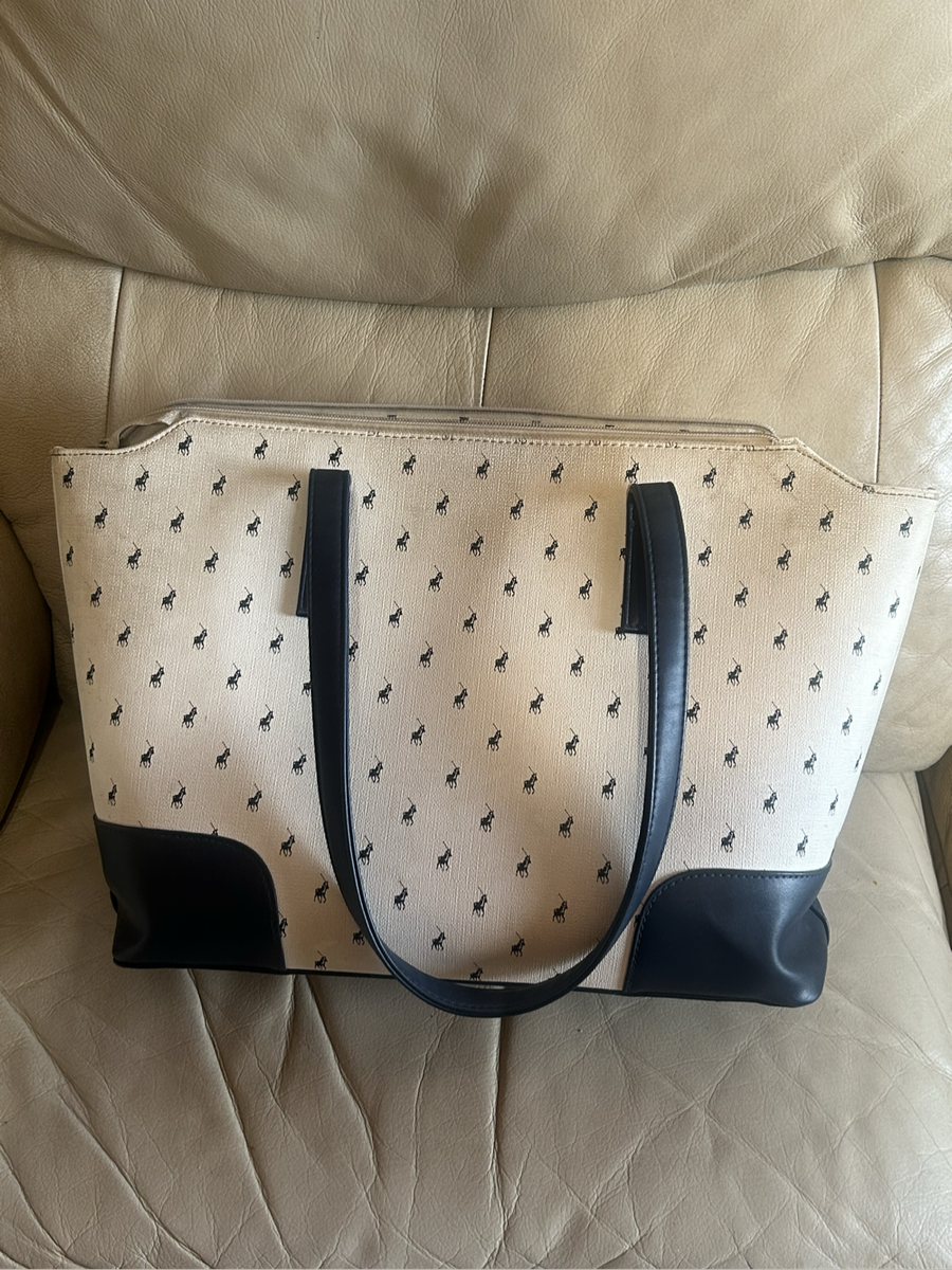 Polo Kensington Tote Blue handbag used