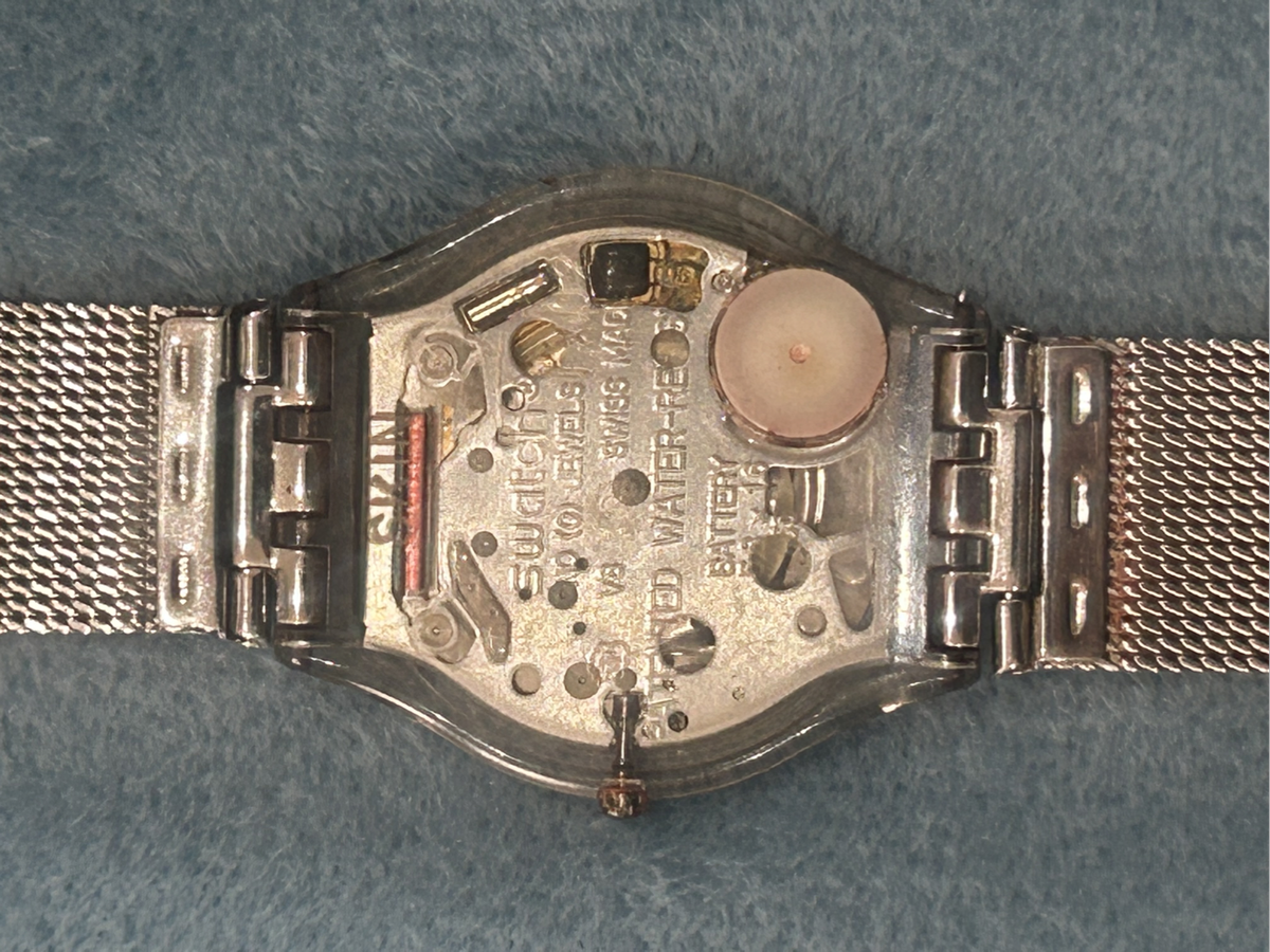 Vintage Swatch skin quartz watch