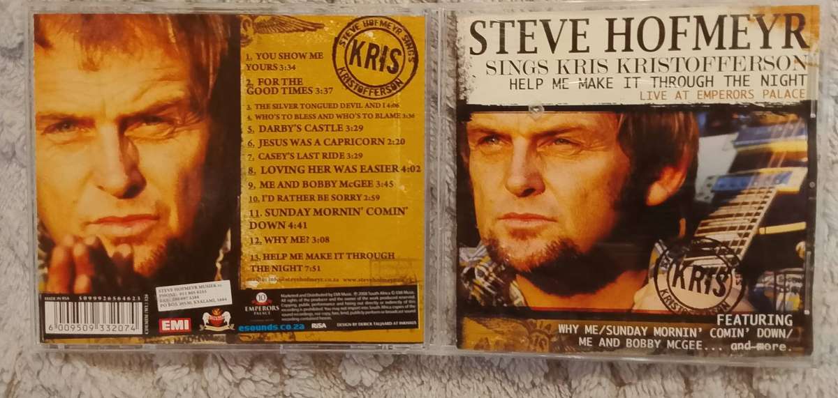 Steve Hofmeyer Sings Kris Kristofferson CD