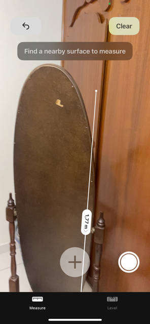 SOLID WOOD "FREE-STANDING" TILTING OVAL CHEVAL MIRROR IN GREAT CONDITION