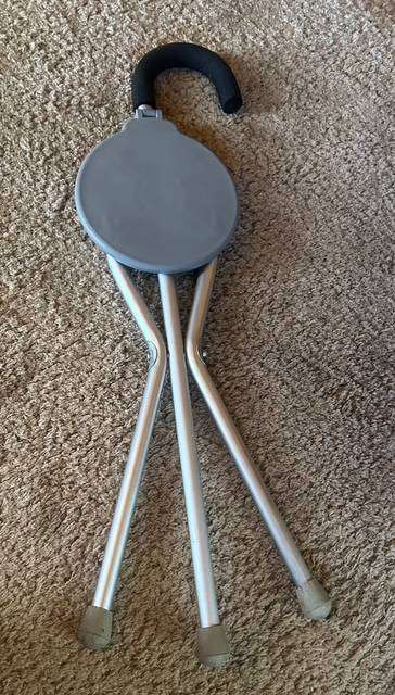 Walking stick stool