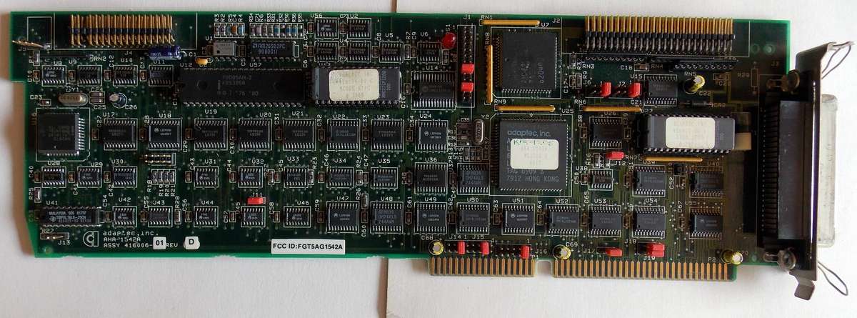 Adaptec AHA-1542A ISA SCSI Controller Card (1988)