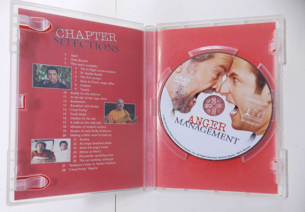 Anger Management (Adam Sandler 2003) DVD