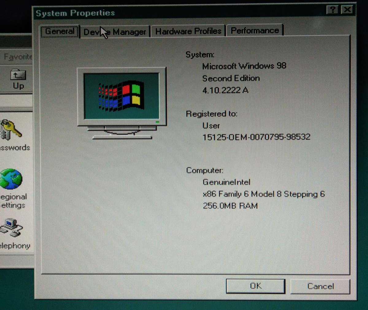 Gigabyte GA-6VX7B-4X Pentium III 1Ghz 256mb nVidia FX5200