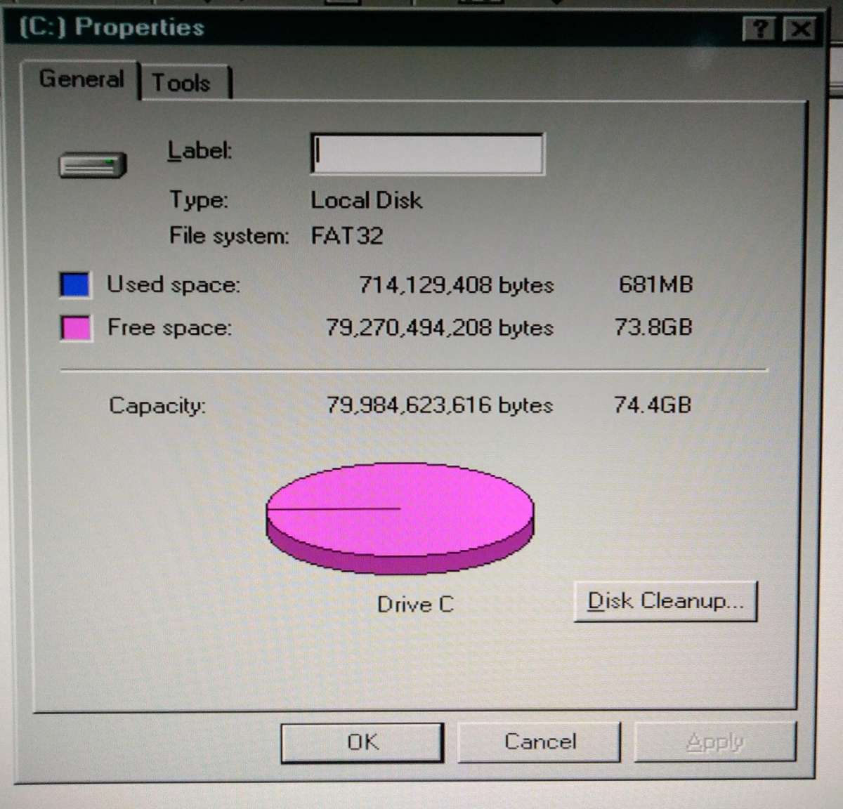 Gigabyte GA-6VX7B-4X Pentium III 1Ghz 256mb nVidia FX5200