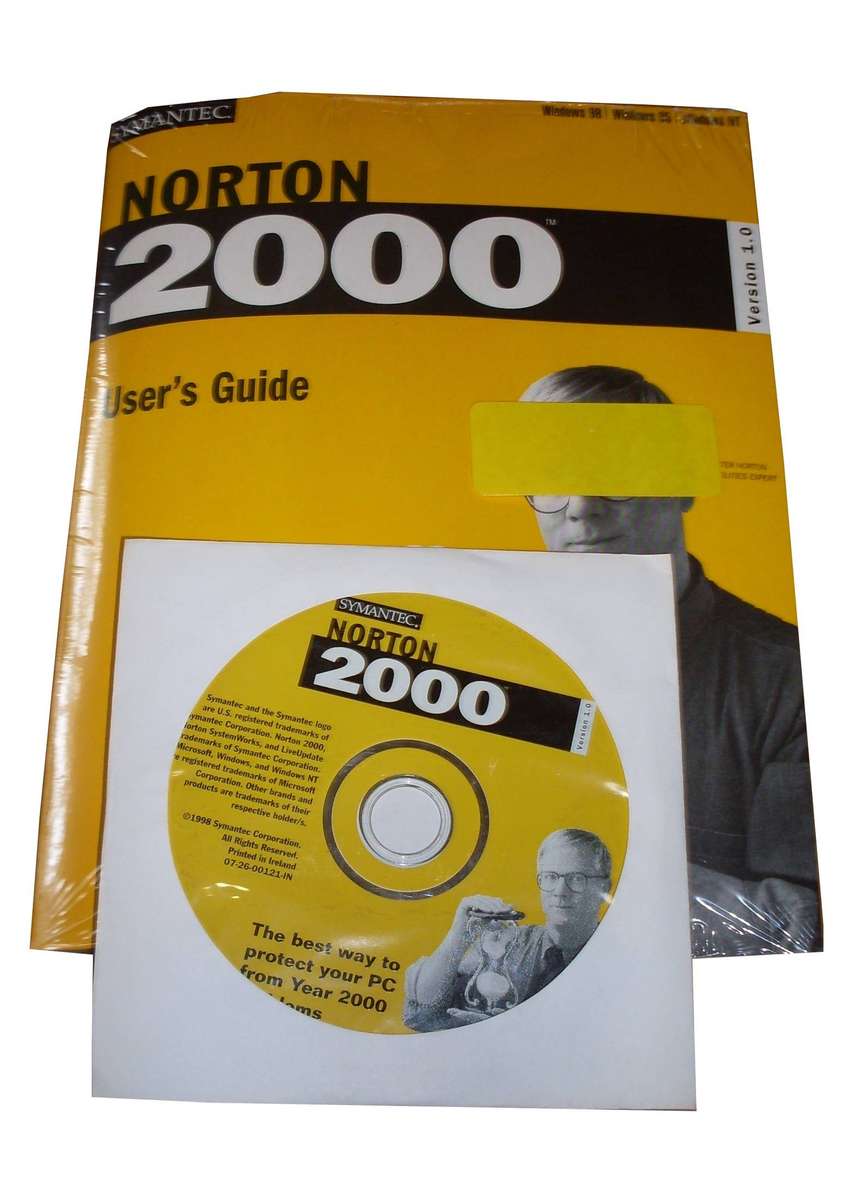 Symantec Norton 2000 Version 1.0 CD Disc (1998)