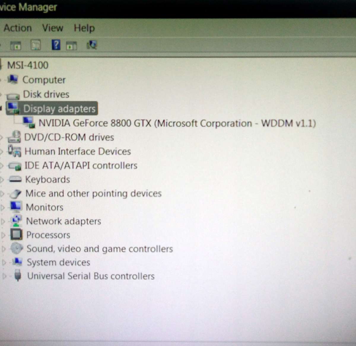 nVidia 8800 GTX 768MB 384-Bit PCI-E (2006)