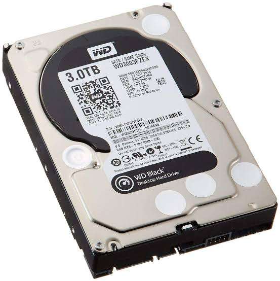 3TB WD Black 3.5 inch SATA Desktop Hard Drive