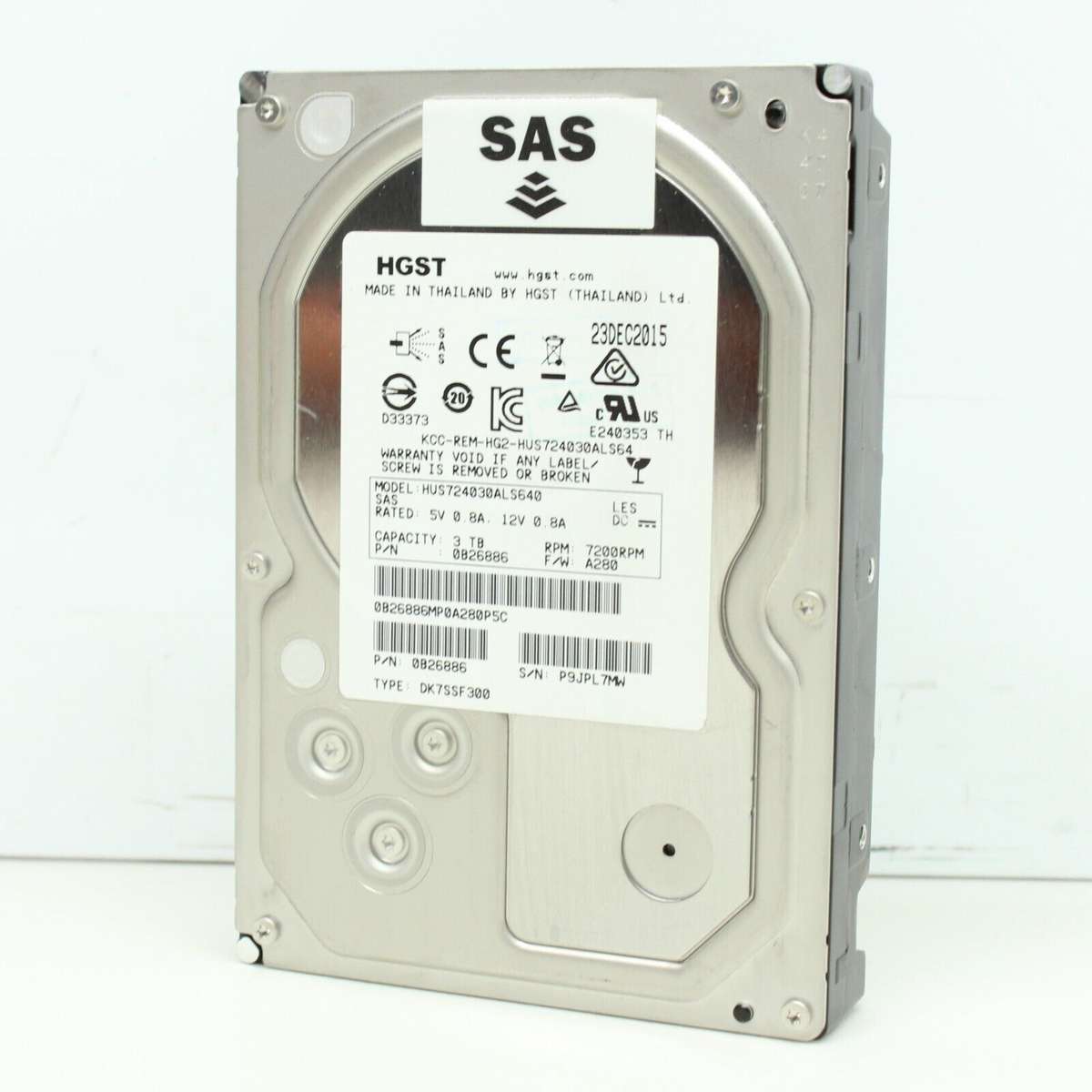 3TB HGST UltraStar 3.5 inch SAS Server Hard Drive