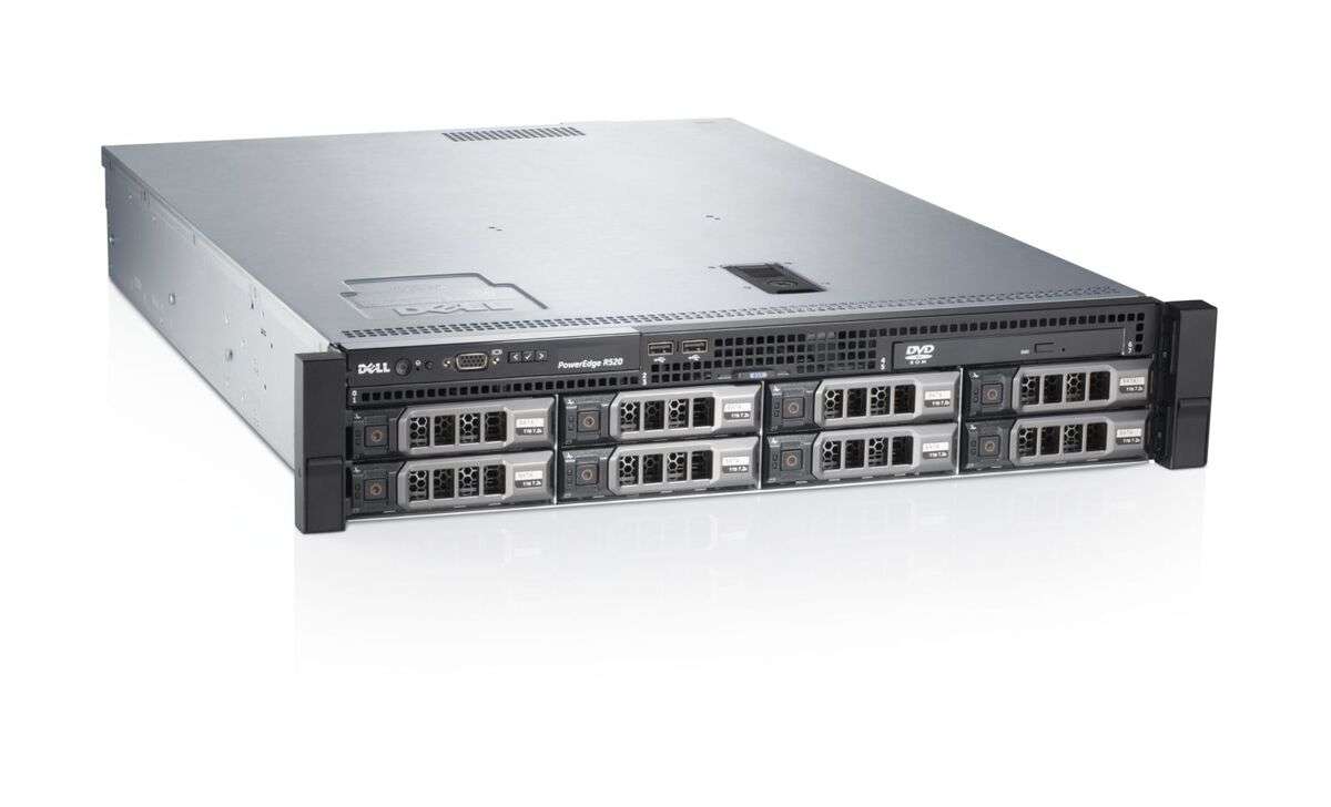 Dell PowerEdge R520 2U Server, 128GB RAM, 2 x 1TB 3.5 inch Drives