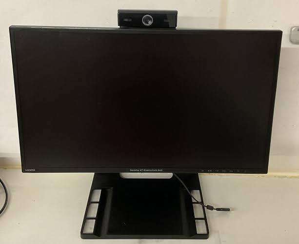 24 inch Asus VN247H 1080p with Radvision Stand and Webcam