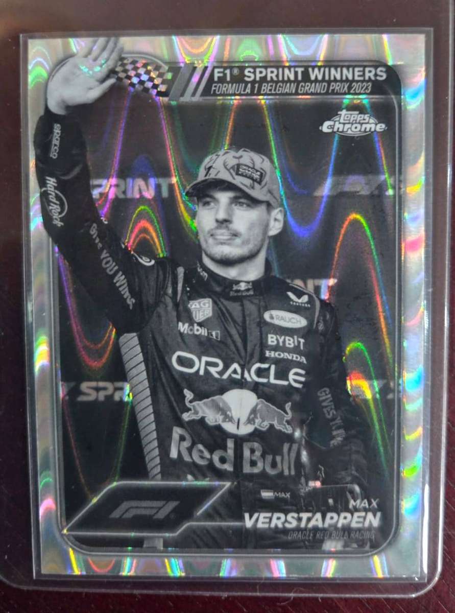 Max Verstappen F1 2024 Mega Trading Card Lot (9 Cards) - Inserts & RayWave Parallels