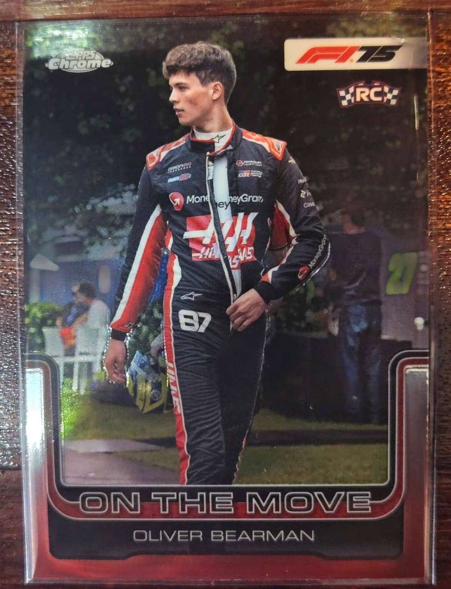 Oliver Bearman F1 On the Move Trading Card