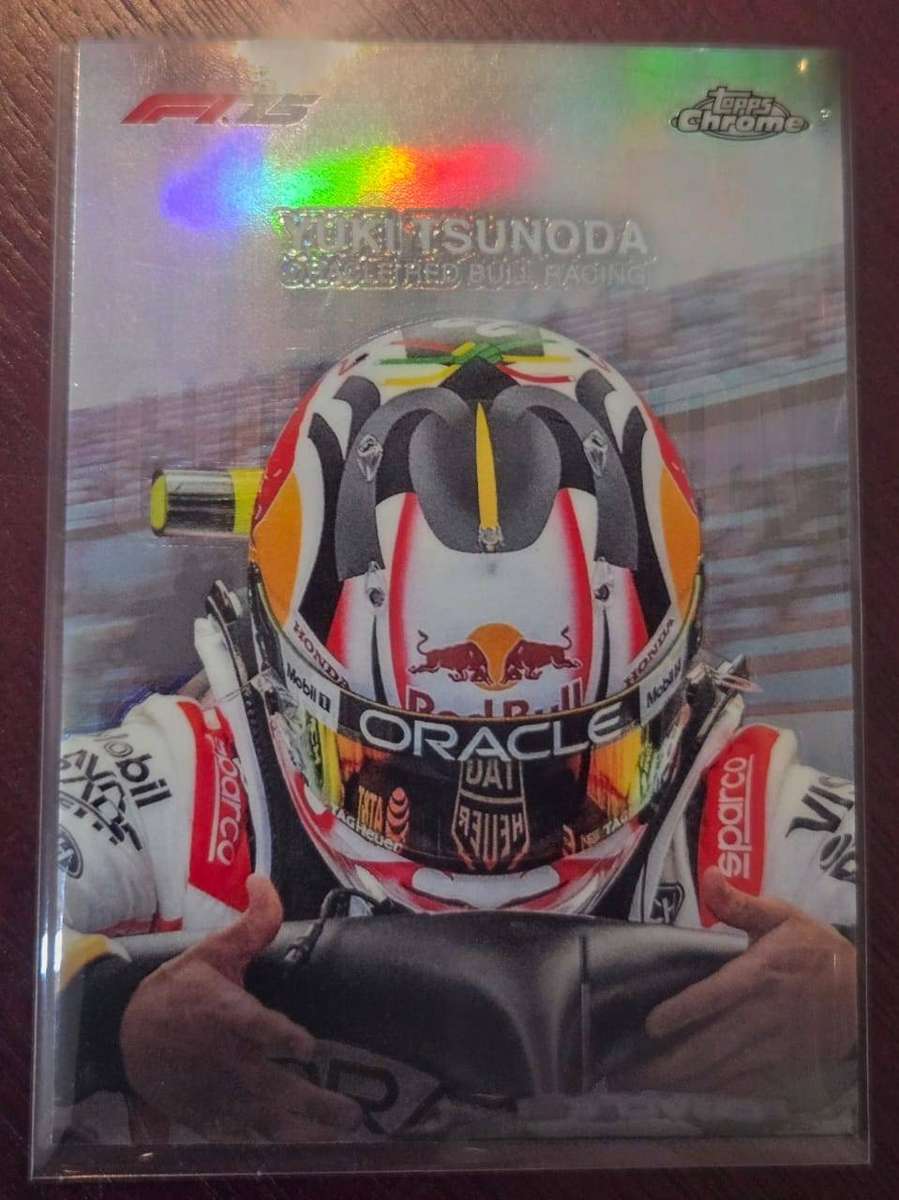 Yuki Tsunoda F1 Trading Card - Helmet Collection Insert