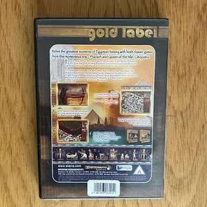 PC CD-ROM: Pharaoh Gold plus Queen of the Nile - Cleopatra. 2003.