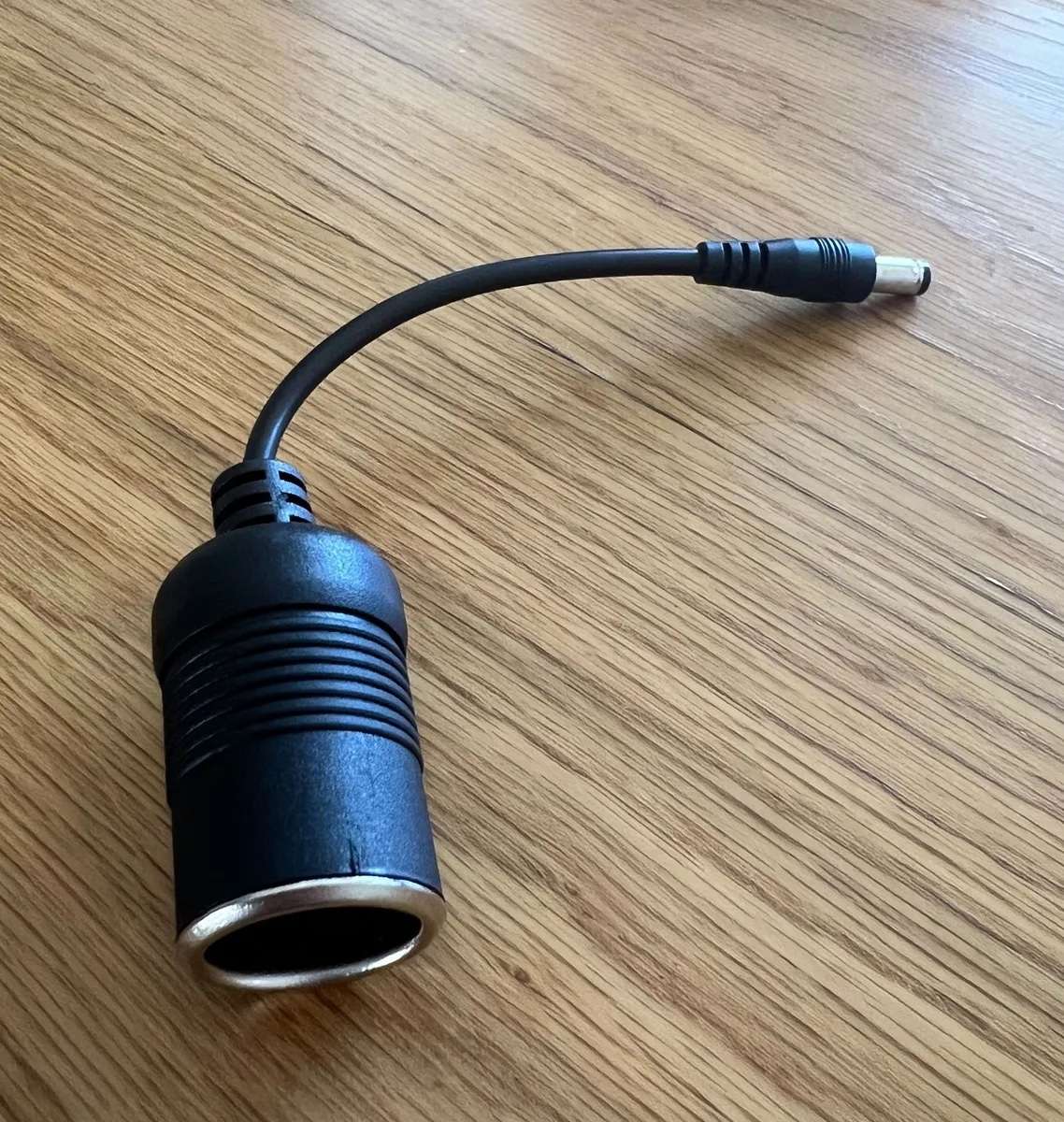 Adapter hollow plug (5.5 mm x 2.1 mm) to 12 V cigarette lighter socket