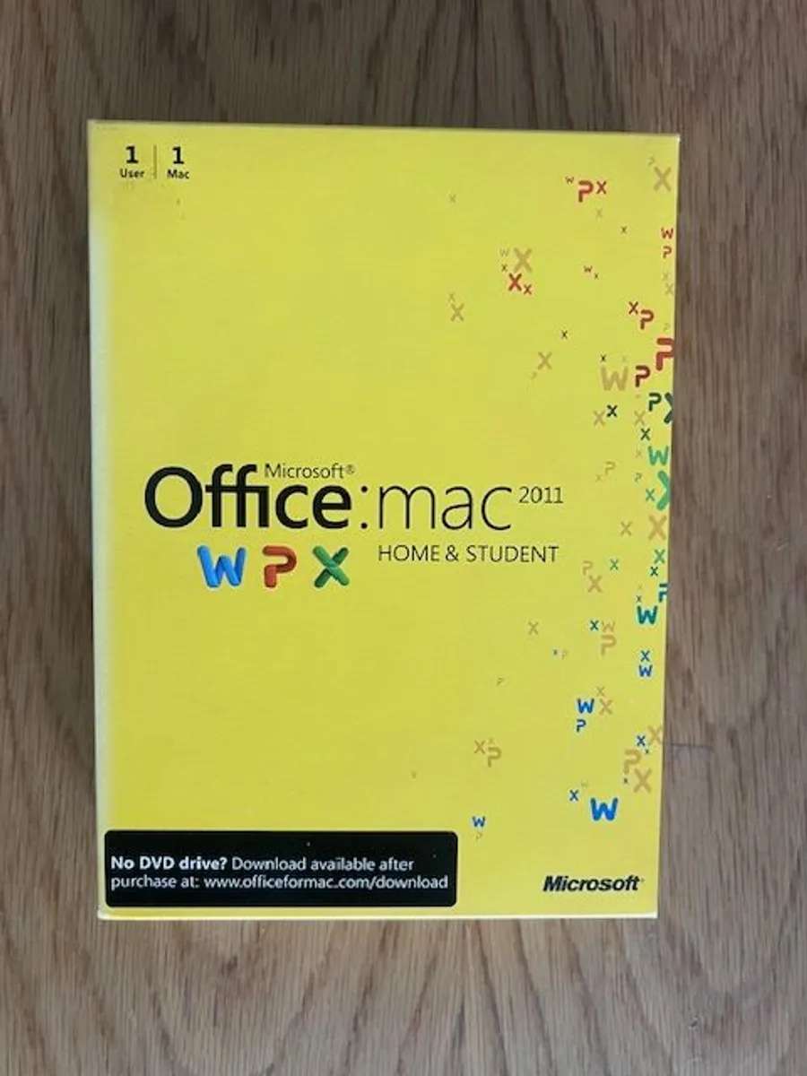 Microsoft Office DVD: MAC 2011. Home & Student edition