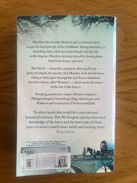 Book: Philippa Gregory. Meridon