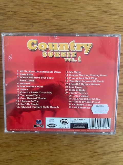 CD: Country Sokkie Vol 1.  Various Artists