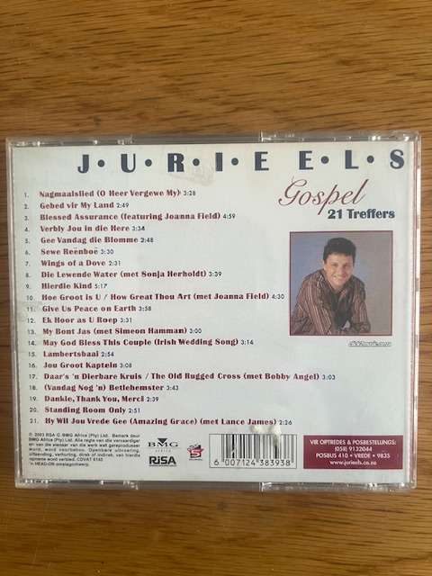CD: Jurie Els. Gospel 21 Treffers. 2003