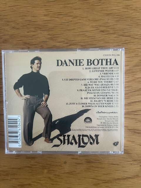 CD: Danie Botha. Shalom. 1993.