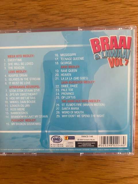 CD: Various Artists.  Braai & Lanai Vol 7. 2010