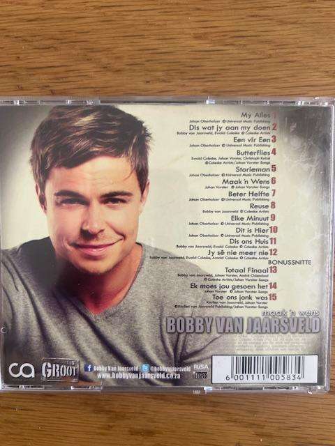 CD: Bobbie van Jaarsveld.  Maak 'n Wens. 2014