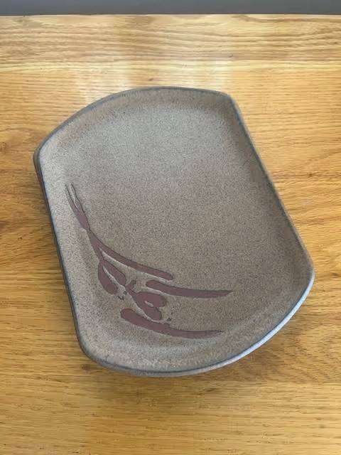 Set of 5 oval Argilla Pottery serving platters