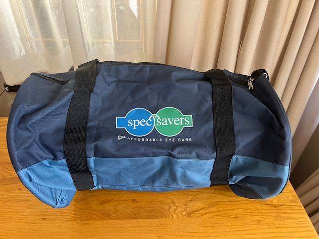 Specsavers brand-new duffle bags