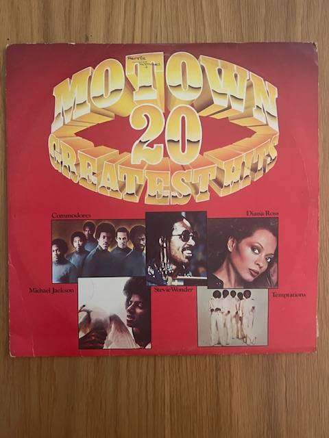 Record: Motown greatest hits. Various Artists. 2 LP's. 1980.