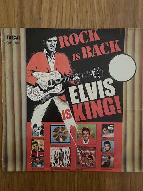 Record: Elvis Presley. Rock is back. 1968