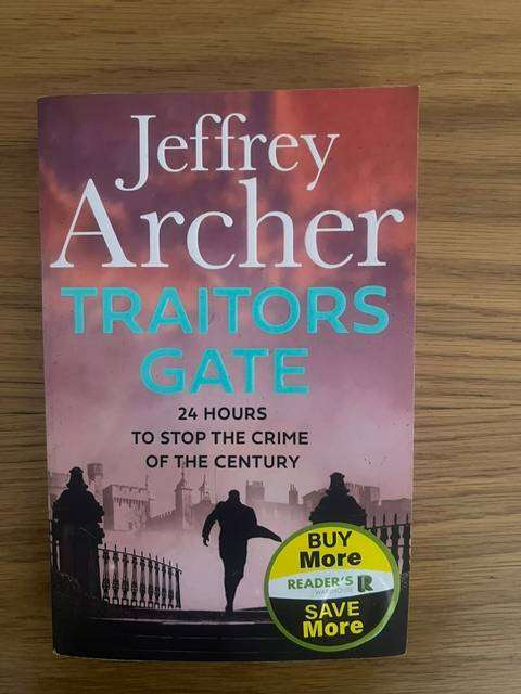 Book:  Traitors Gate.  Jeffrey Archer.