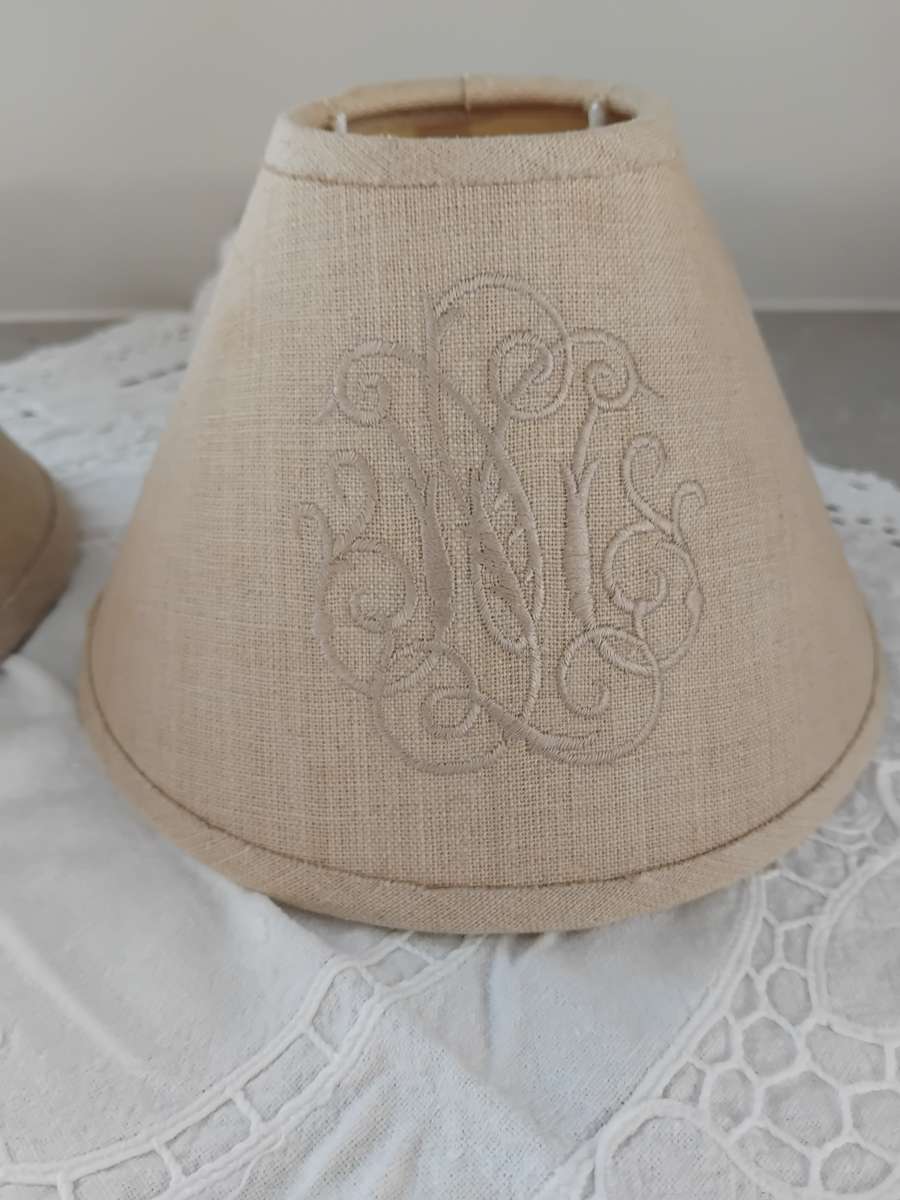 1980s Biggie Best lamp shades.