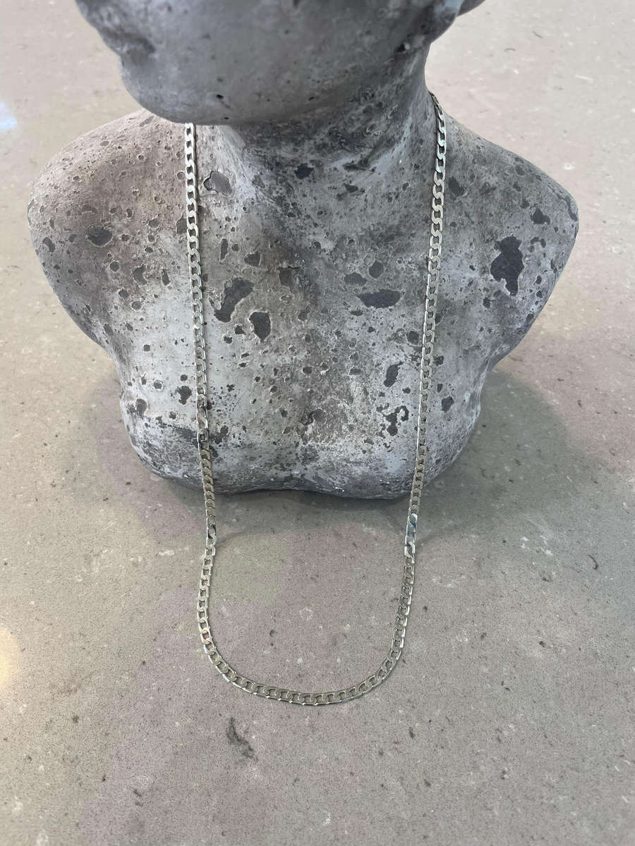 925 Sterling Silver Curb Cuban link chain. 925 Hallmark!