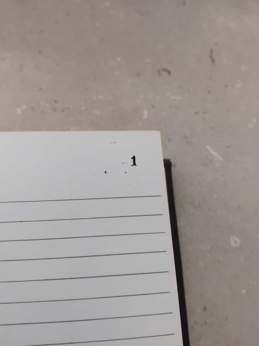 Vintage Corporate Minute Book, Quarter Bind in Red Leather, and unused