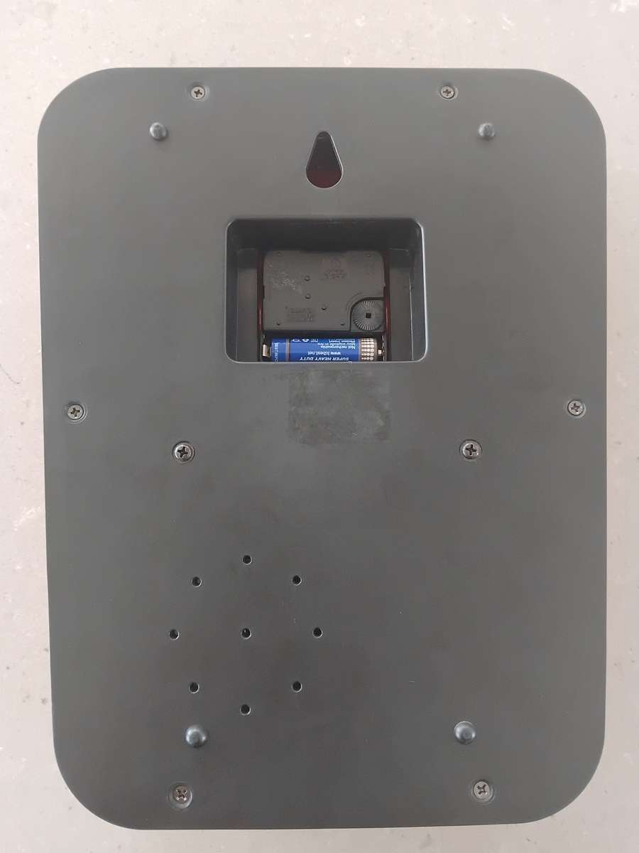 Retro Wesco kitchen wall clock with timer