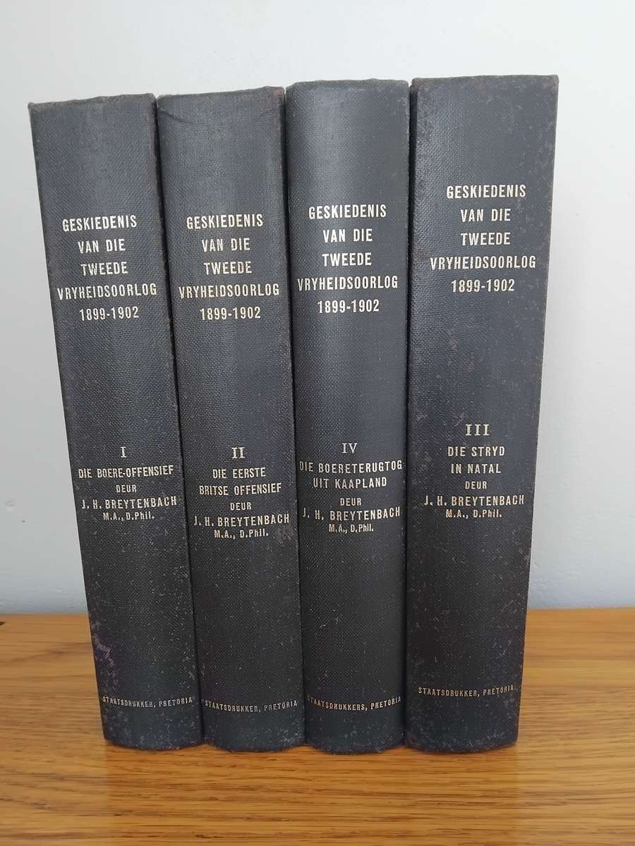 Geskiedenis van die Tweede Vryheidsoorlog, 1899 - 1902, Volumes 1 to 1V, JH Breytenbach