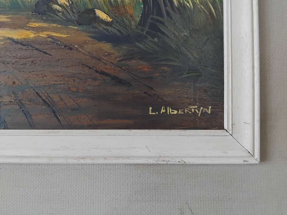 Leslie - John Albertyn (South Africa, 1931 - 2011), signed, original oil on board