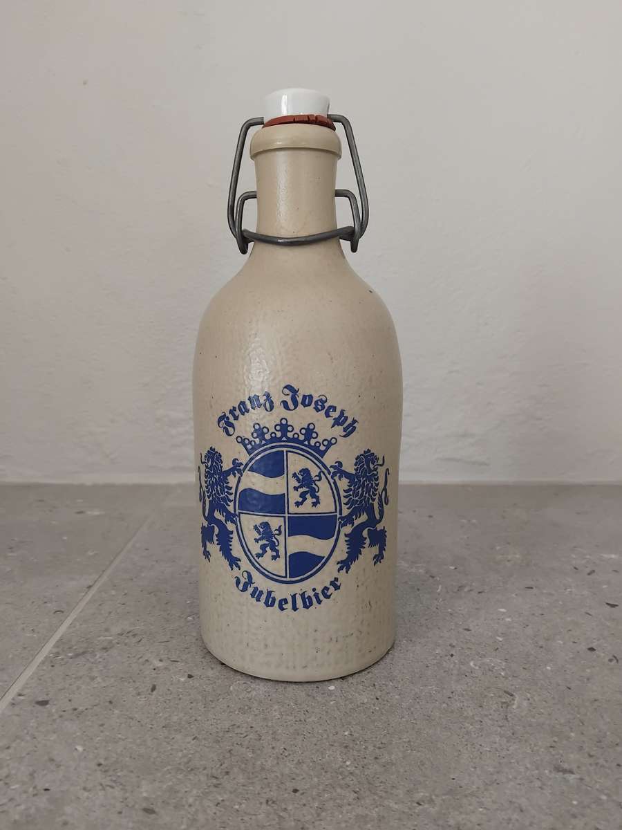 Franz Joseph Jubelbier Stoneware Bottle