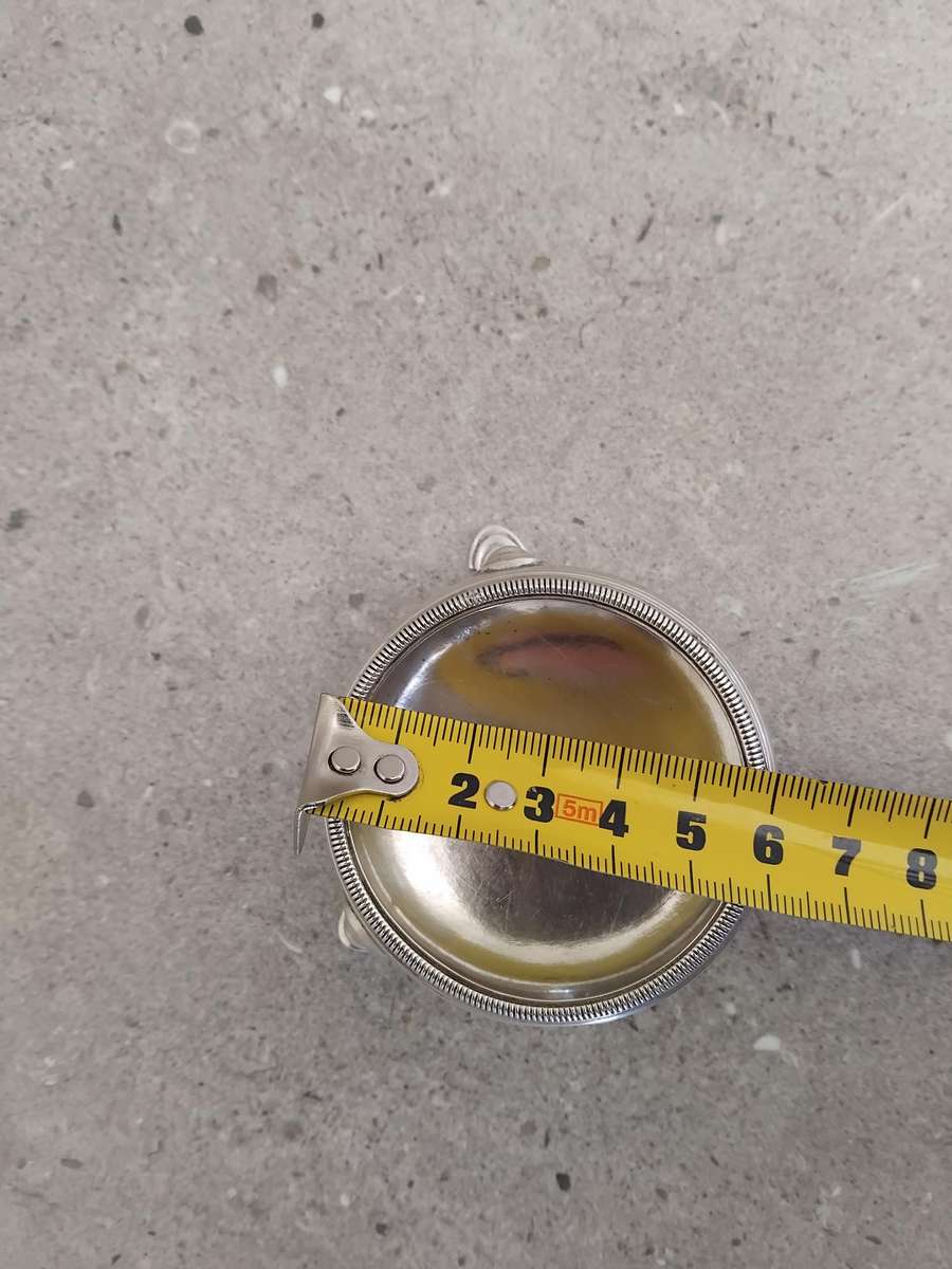 Sterling Silver Hallmarked King George III Antique Salt Cellar London 1764