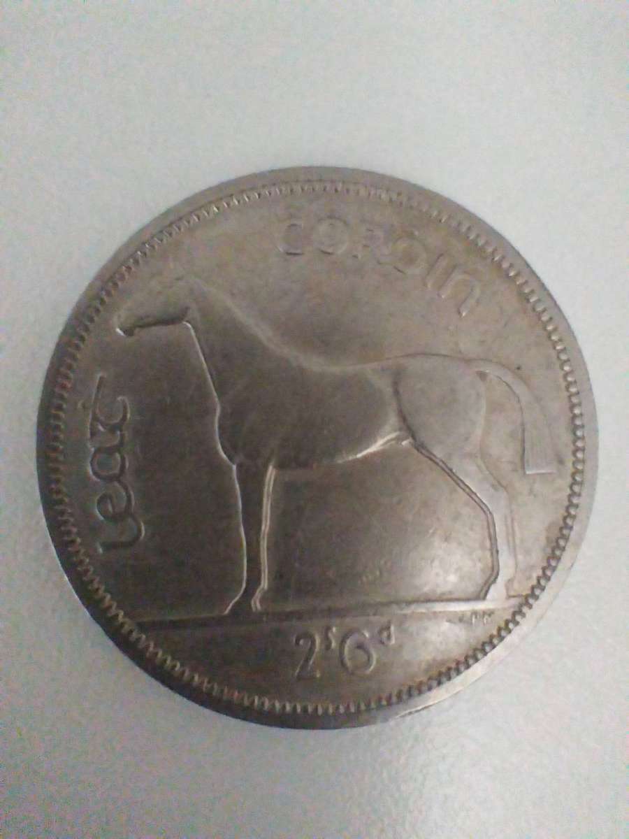 1962 Irish Half Crown (2 Shillings 6 Pence)