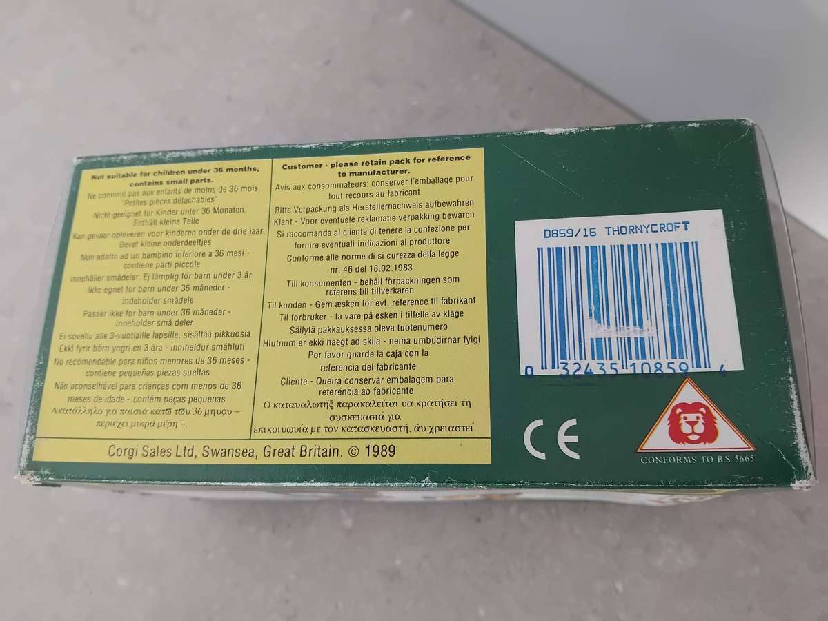 Corgi 1:43 Classic Models Thornycroft Van Asda 25th Birthday 1965 - 1990
