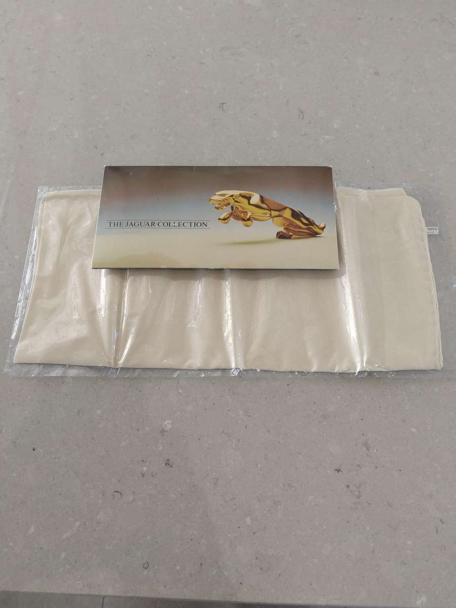 "THE - JAQUAR - COLLECTION" 100% pure silk scarf made in Italy.