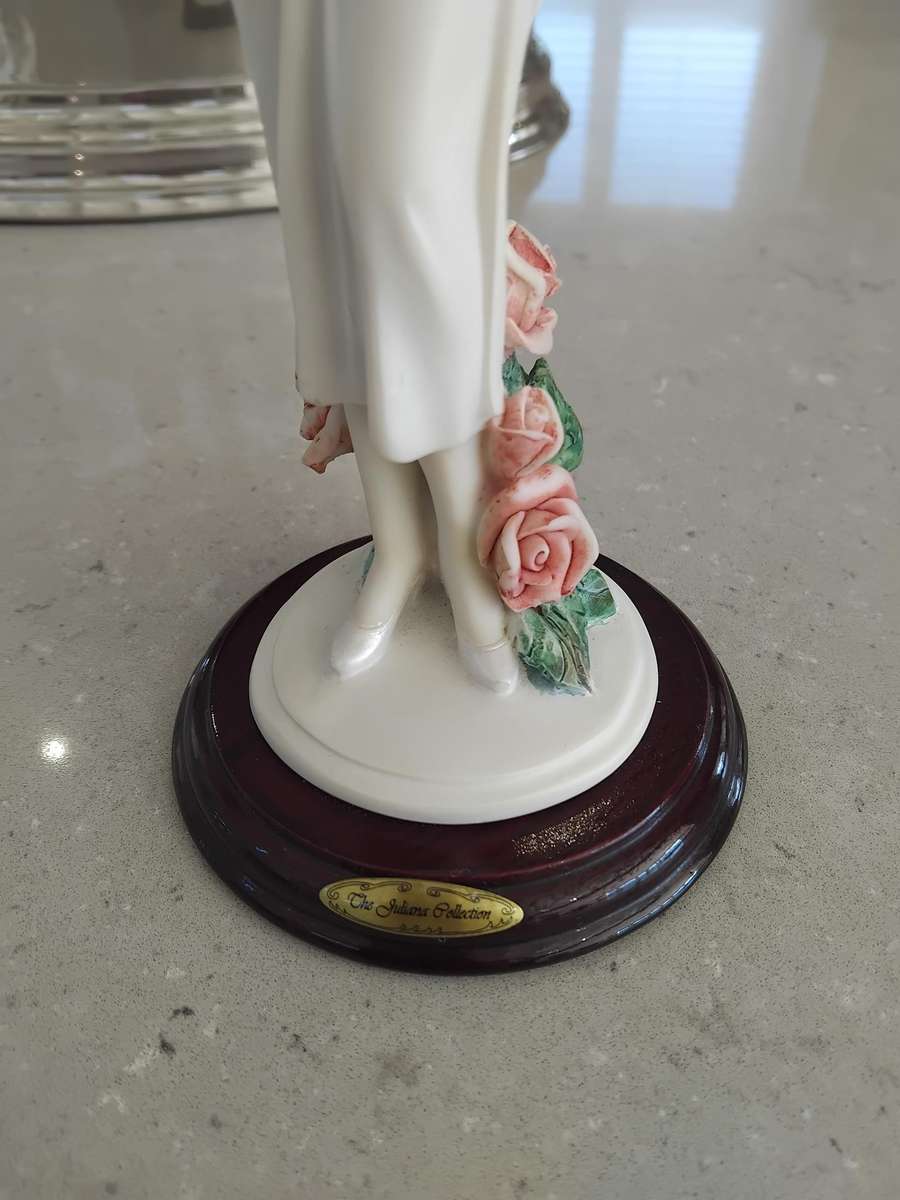 JULIANA Collection - Art Deco Figurine - Girl with a Feather Hat.