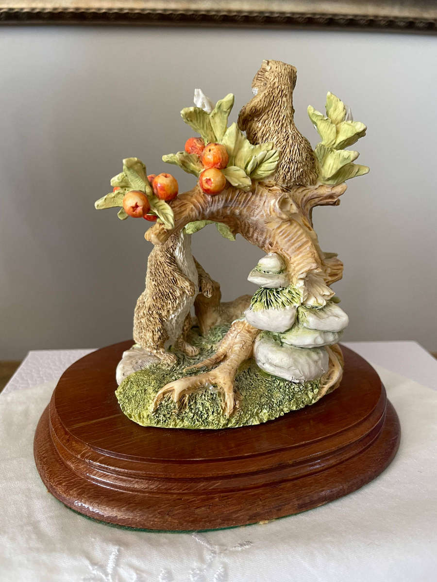 Vintage 1992 "Nature Studies from the Leonardo Collection" Otters - Signed!